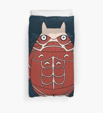 Attack on Totoro Duvet Cover