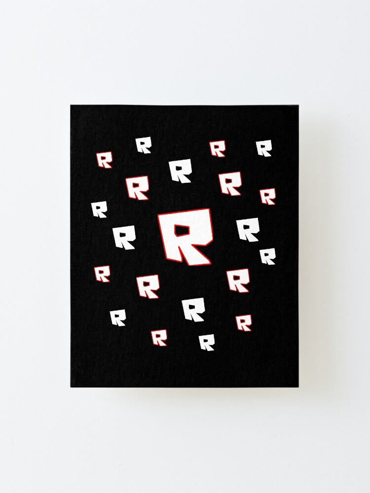 Roblox R Mounted Print By Nice Tees Redbubble