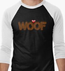 WOOF Men's Baseball ¾ T-Shirt