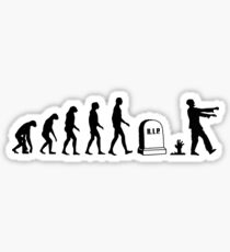 Zombie Evolution Sticker