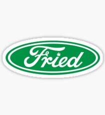 "Fried" Ford logo parody Sticker