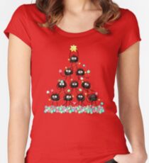 Merry Dusty Christmas! Women's Fitted Scoop T-Shirt
