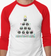 Merry Dusty Christmas! Men's Baseball ¾ T-Shirt