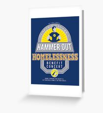 Hammer-Out Homelessness Greeting Card