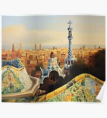 Barcelona Park Guell Poster