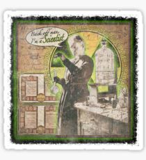 Popular Science: Marie Curie (distressed) Sticker