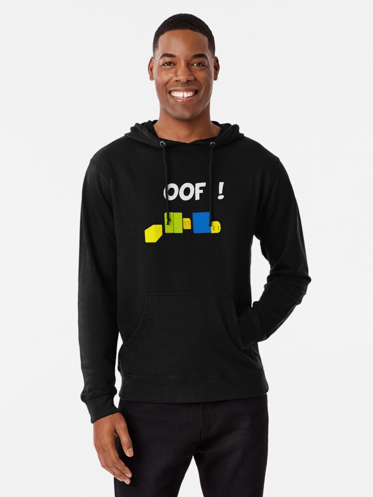 Roblox Oof Gaming Noob Lightweight Hoodie By Nice Tees Redbubble - roblox noob oof t shirt by nice tees redbubble