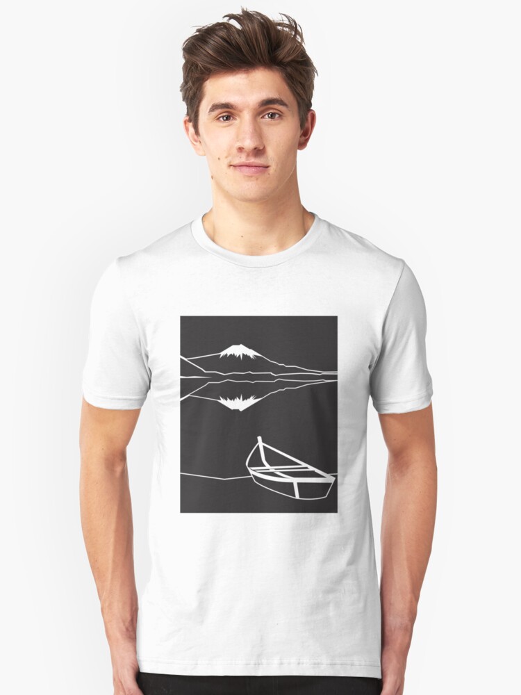 Alternate view of Mount Fuji night Slim Fit T-Shirt