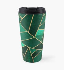Smaragd und Kupfer Thermosbecher