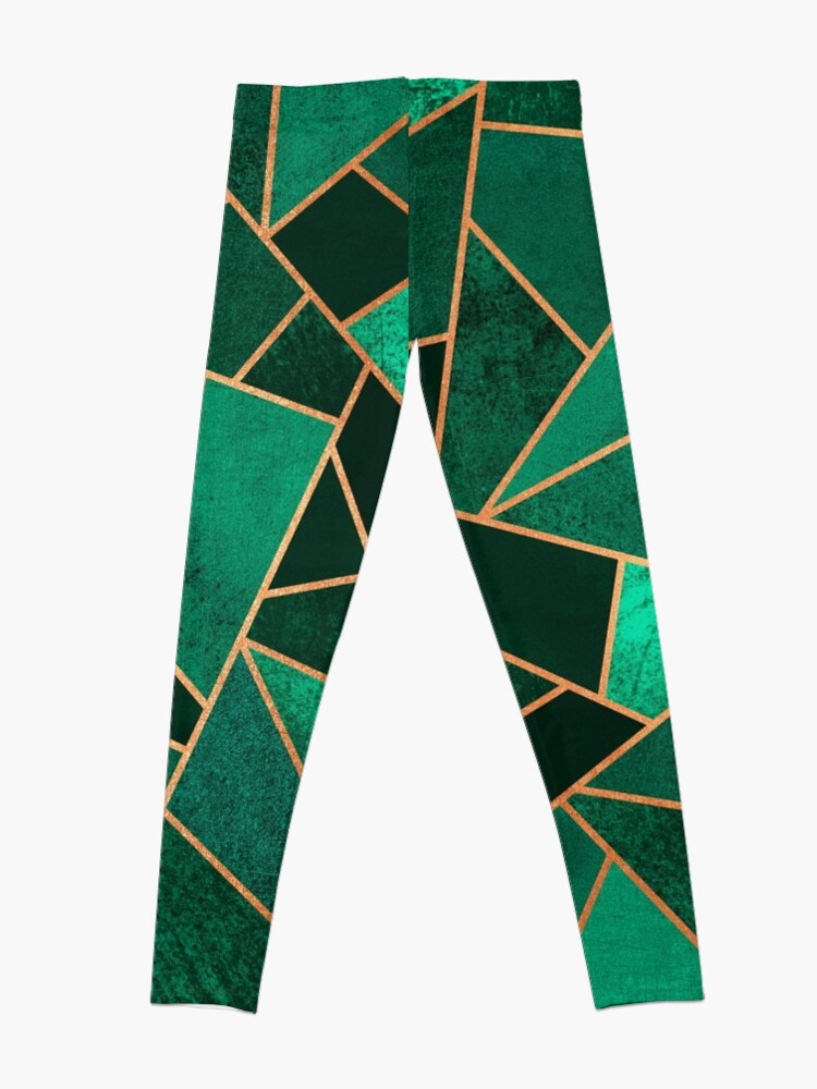 Alternative Ansicht von Smaragd und Kupfer Leggings