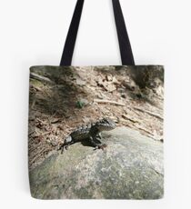 Curious Lizard Tote Bag