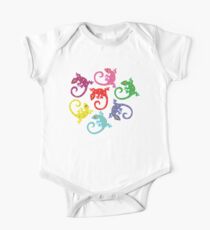 Colorful Lizards One Piece - Short Sleeve