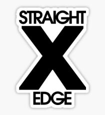 Straightedge Sticker