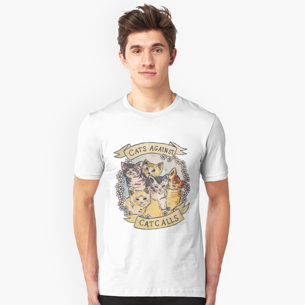 Cats Against Cat Calls Slim Fit T-Shirt