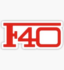 Ferrari F40 Sticker