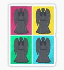 Weeping Angels Pop Art Sticker