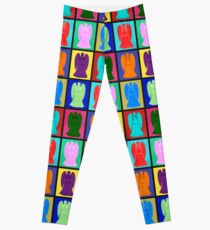 Weeping angels Pop Art Colour Leggings
