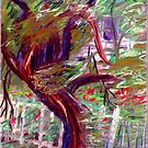 Old Mesquite on 4th Avenue, Tucson. by Jack Bybee