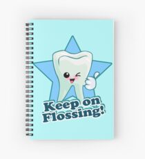 Cuaderno de espiral Dentista Dental Hygienist - Mantener el hilo dental