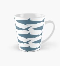 Shark Pattern Tall Mug