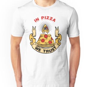 target shirt in pizza we trust