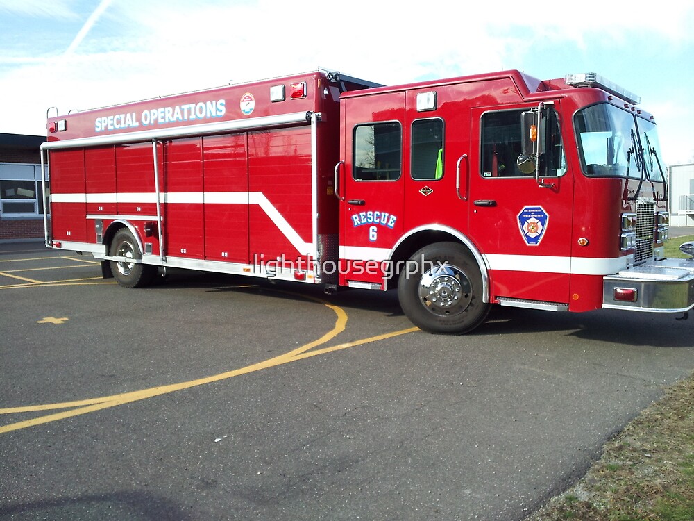 "Enfield Fire Dept. Special Operations" by lighthousegrphx Redbubble