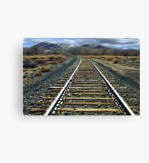 Hear that train a commin? Canvas Print