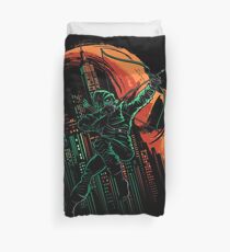 Green Vigilance Duvet Cover