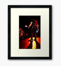Back Stage Framed Print