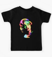 Marilyn Monroe Rainbow Colors Kids Tee