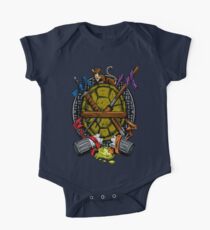 Turtle Family Crest - Full Color One Piece - Short Sleeve