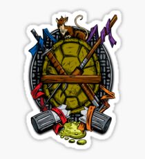 Pegatina Cresta de la familia Turtle - A todo color