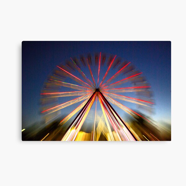 Ferris Fireworks Canvas Print