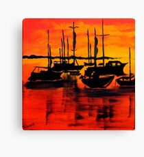 Mooring Canvas Print