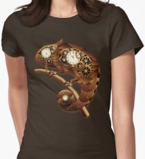 Steampunk Chamäleon Vintage-Stil Tailliertes T-Shirt