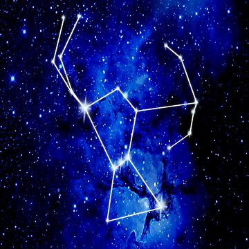 Artwork thumbnail, Orion Constellation Star Map by Bluepress