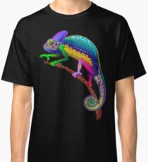 Chamäleon-Fantasie-Regenbogen-Farben Classic T-Shirt