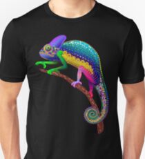 Chameleon Fantasy Rainbow Colors Unisex T-Shirt