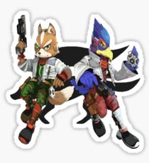 Fox and Falco Sticker