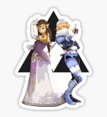 Zelda and Sheik Sticker