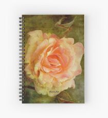 Damaged ~ a Rose with a Message Spiral Notebook