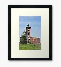 Old Brick Building Built 1913 Framed Print