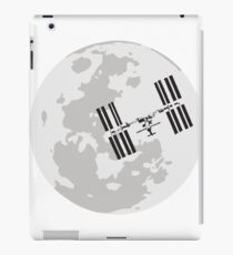 ISS and the Moon iPad Case/Skin