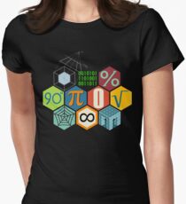 MATH! Women's Fitted T-Shirt