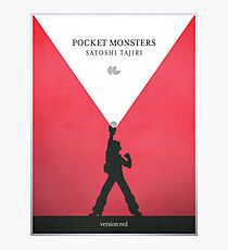 A Monster in your Pocket (Red Version) Photographic Print