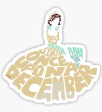 Once upon a december Sticker