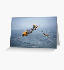 Spitfire - Bf109 - 'Some you win....' Greeting Card