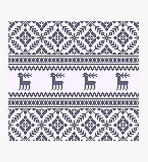 Knit pattern Photographic Print
