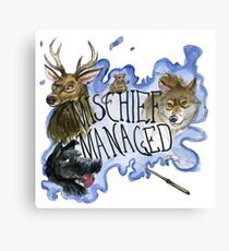 Mischief Managed Canvas Print
