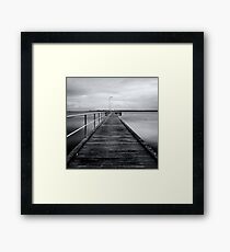 coldness beckons Framed Print